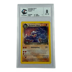 Carte Pokémon gradée Mackogneur Obscur Édition 2 10/82 CCC 8 – recto | Sneyzencorp