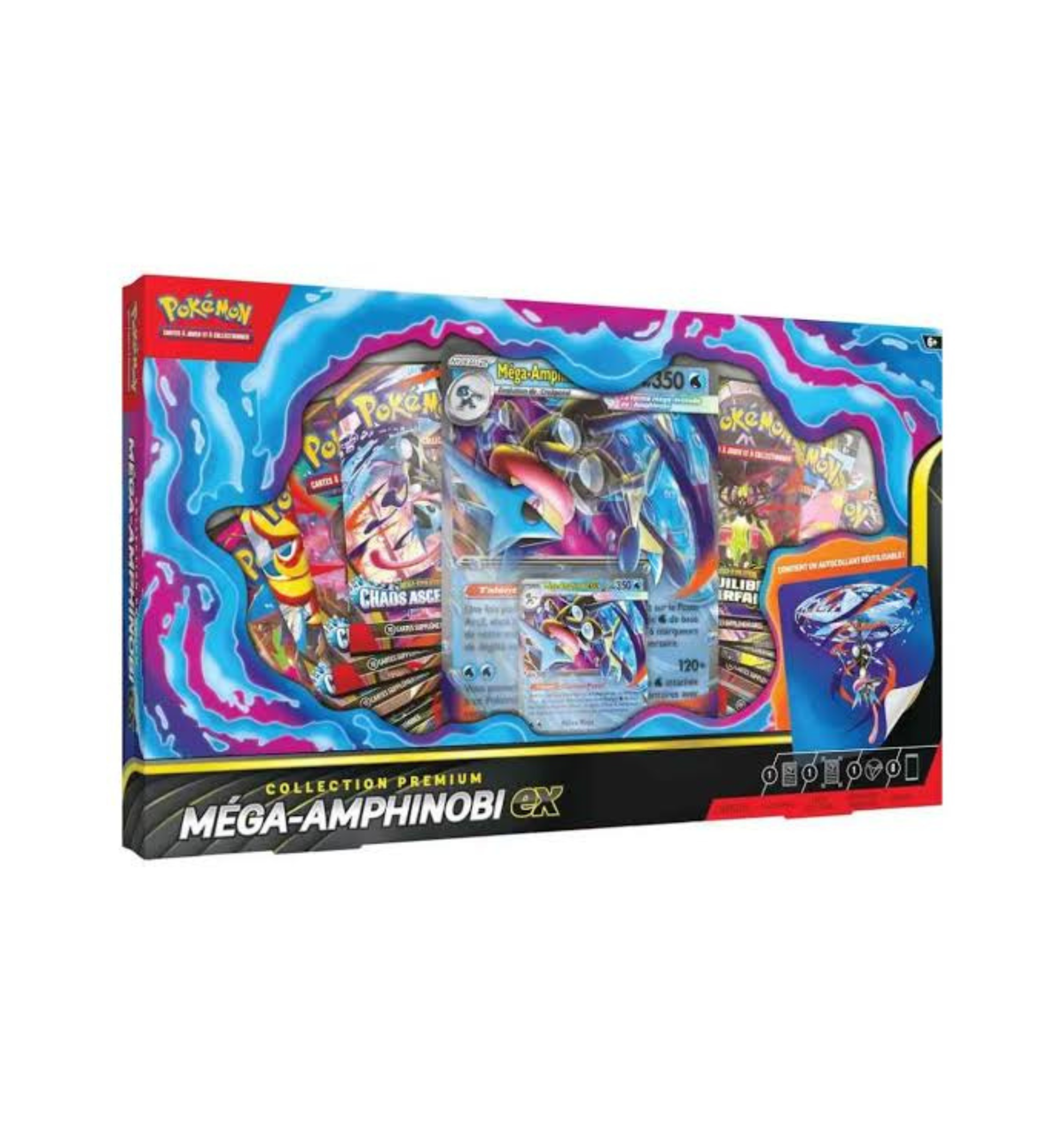 Coffret Collection Premium Pokémon Méga-Amphinobi-ex - sneyzencorp