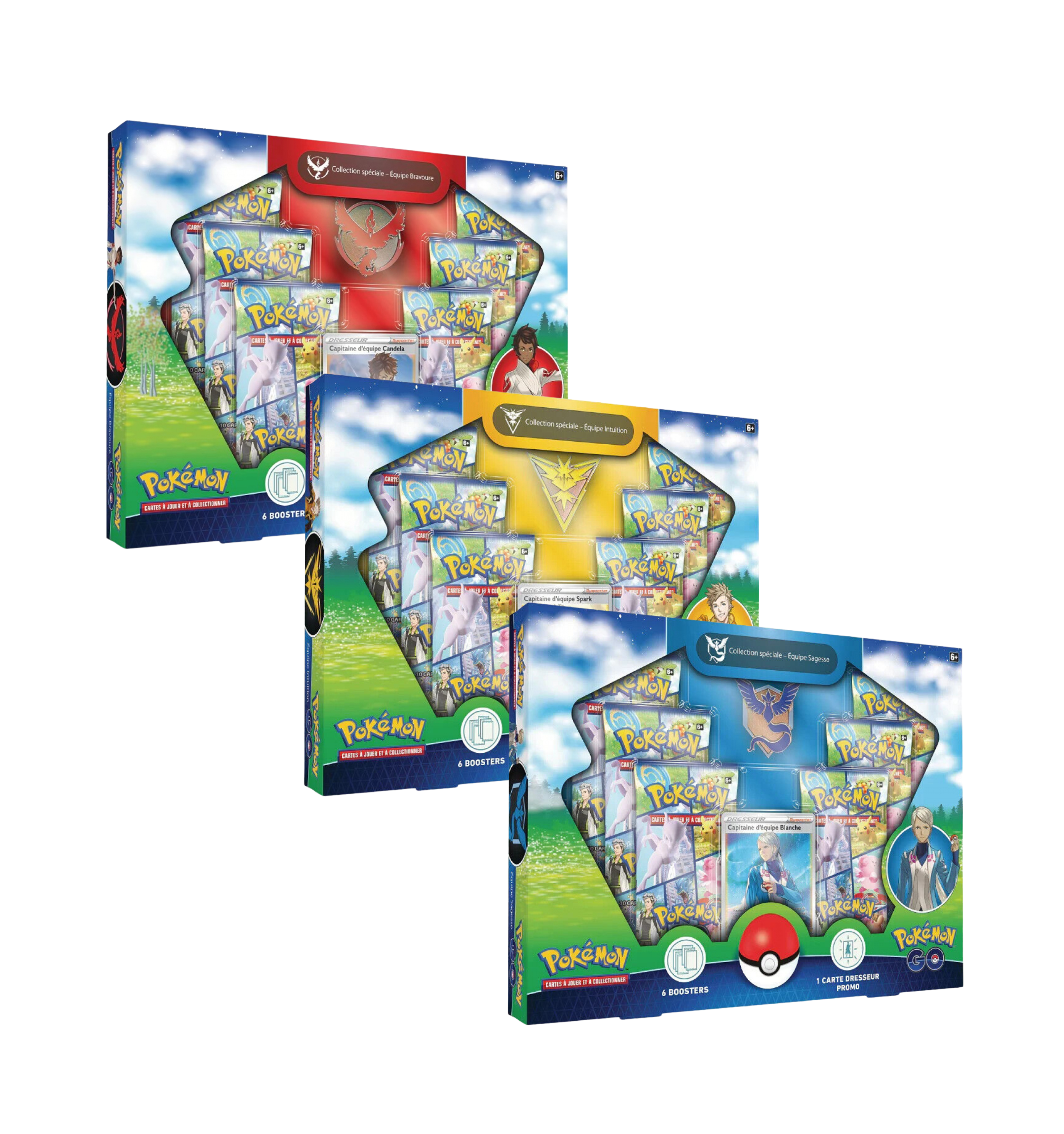 Lot de 3 Coffrets Dresseur – Pokémon GO - sneyzencorp
