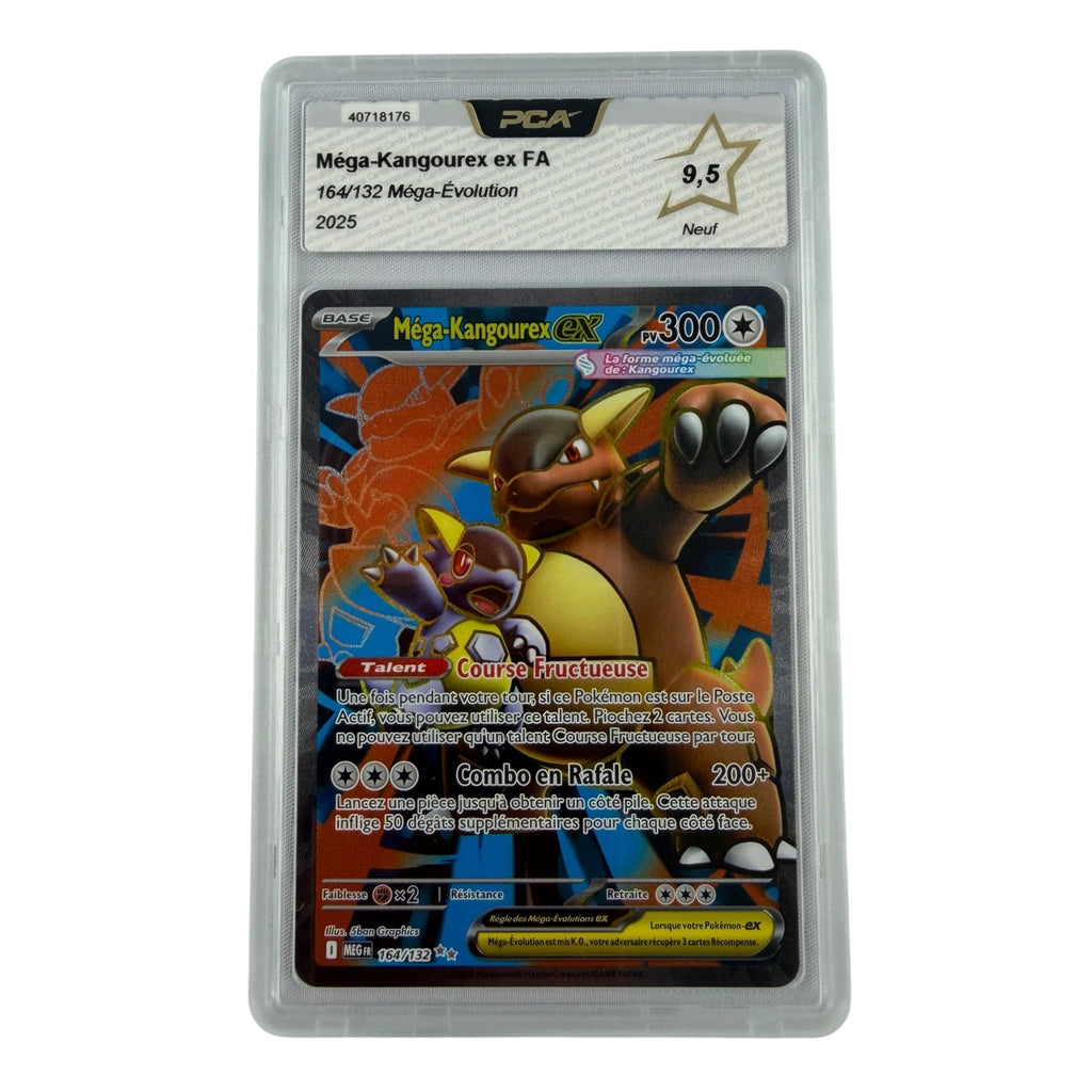 Carte Pokémon gradée Méga Kangourex Ex 164/132 PCA 9.5 – recto | Sneyzencorp