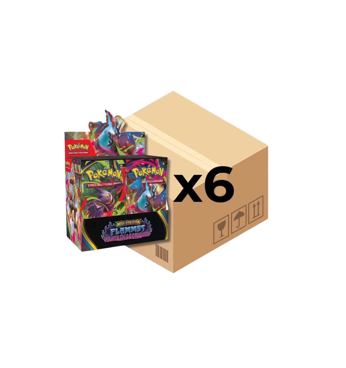 Case Scellé de 6 Displays Pokémon ME02 Neuf et Scellé - sneyzencorp