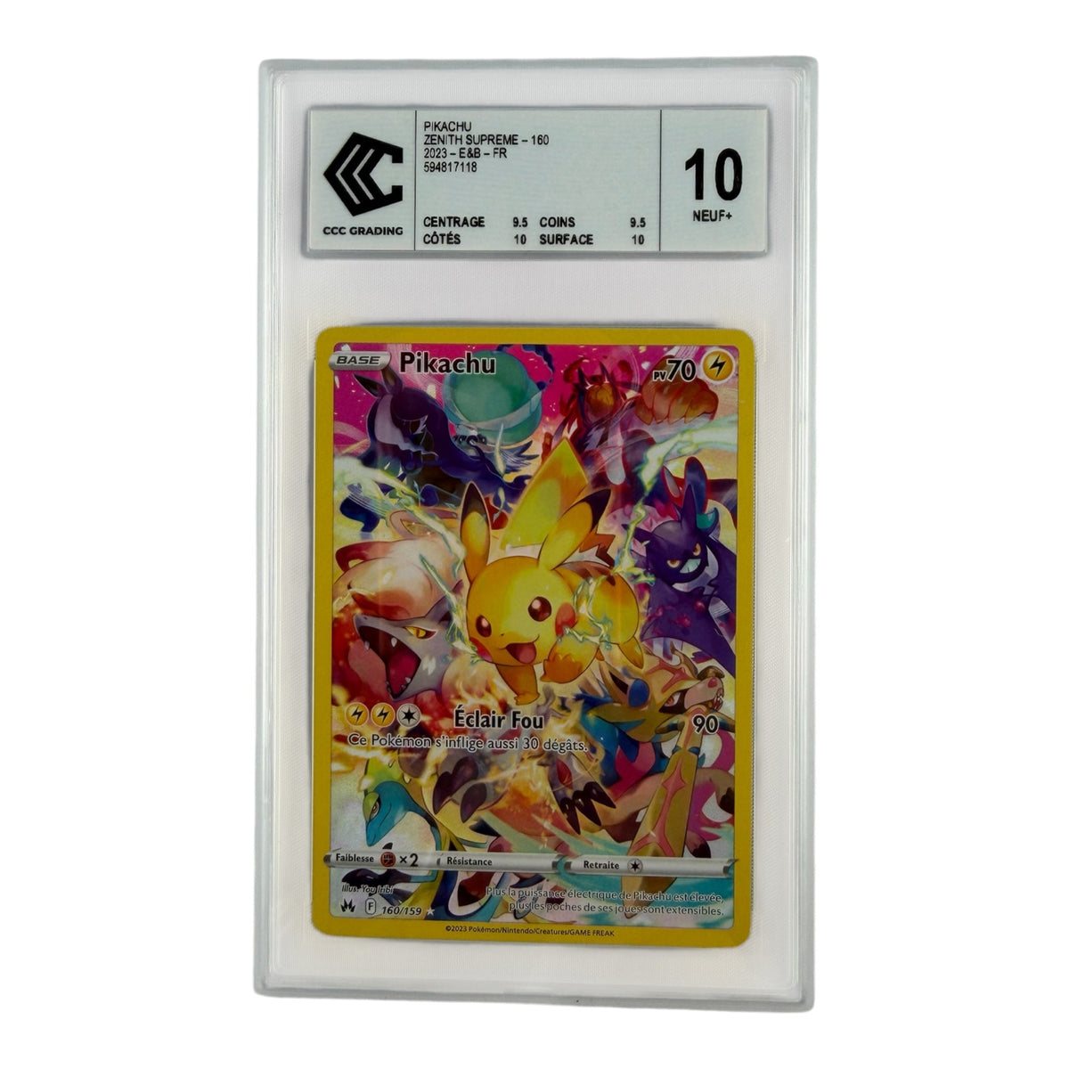 Pikachu Secrète 160/159 – CCC 10 - sneyzencorp