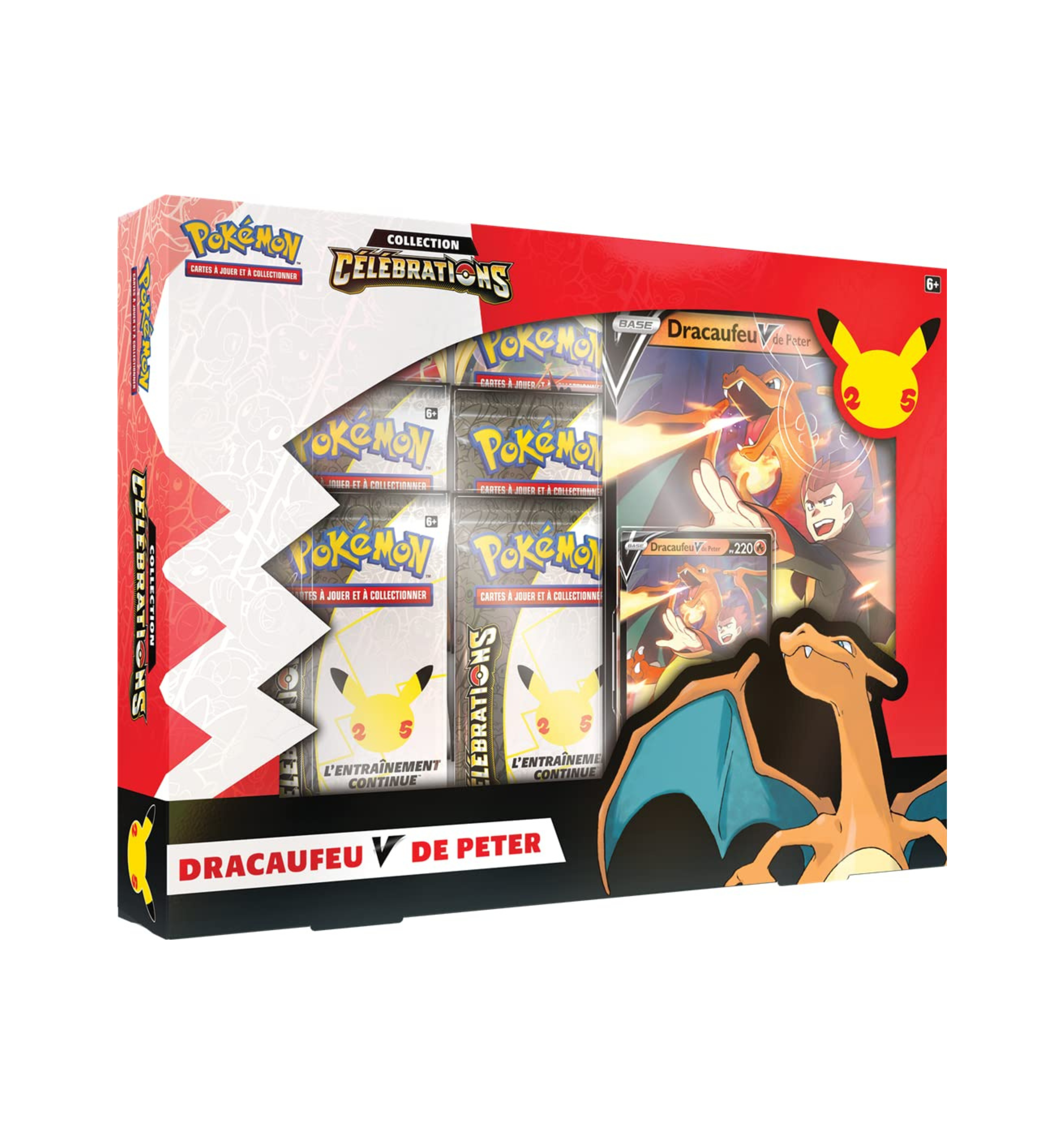 Coffret Dracaufeu V 25th Celebrations scellé version française