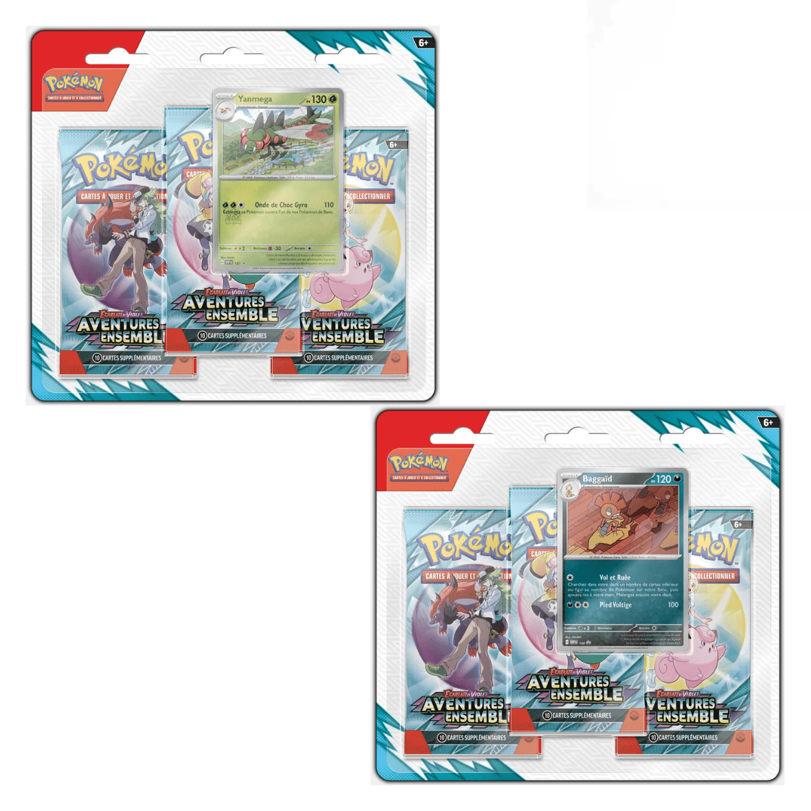 Tripack Pokémon EV09 Aventures Ensemble scellé et authentique