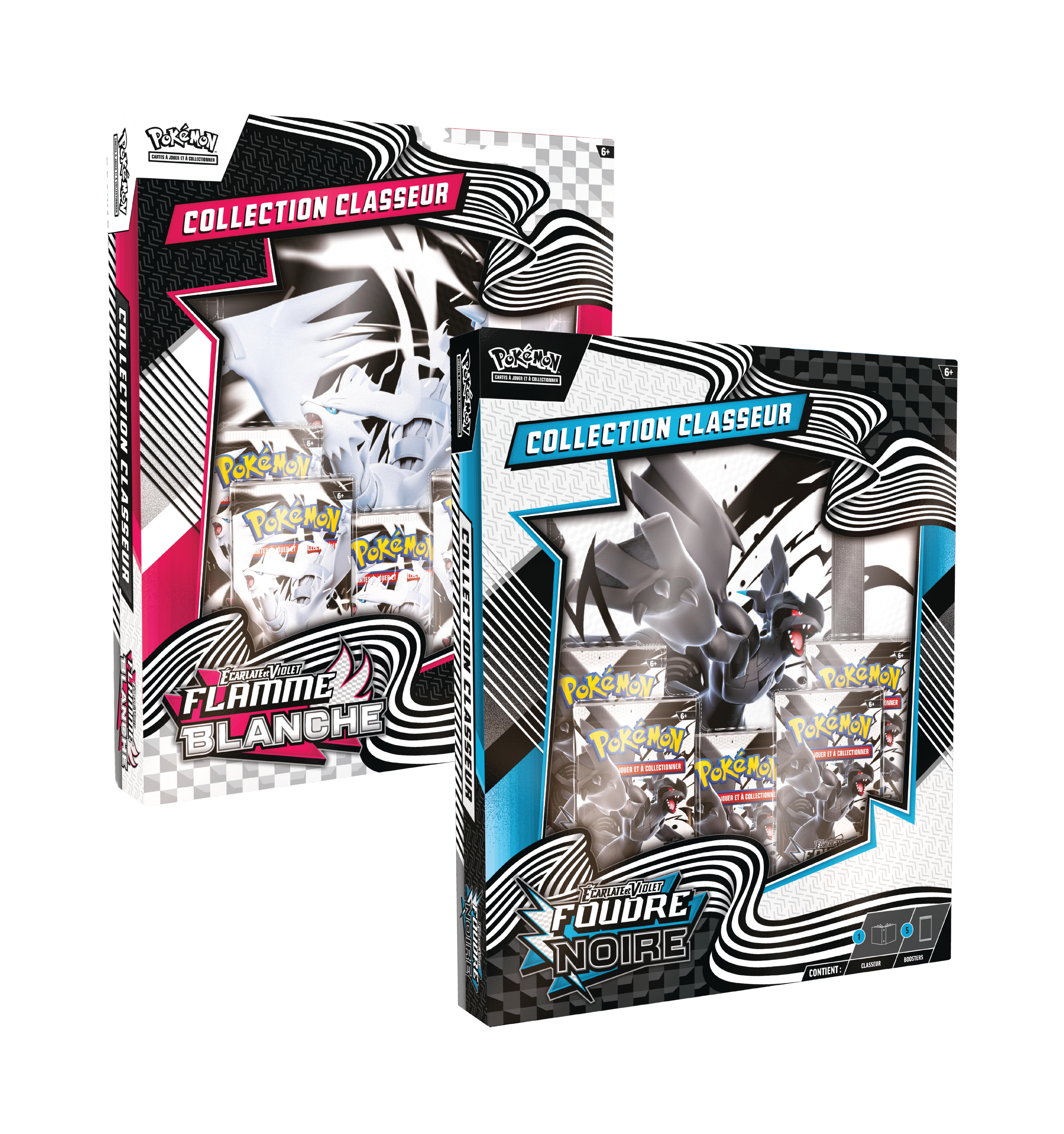 Lot de 2 Classeurs Flamme Blanche & Foudre Noire Scellés - sneyzencorp