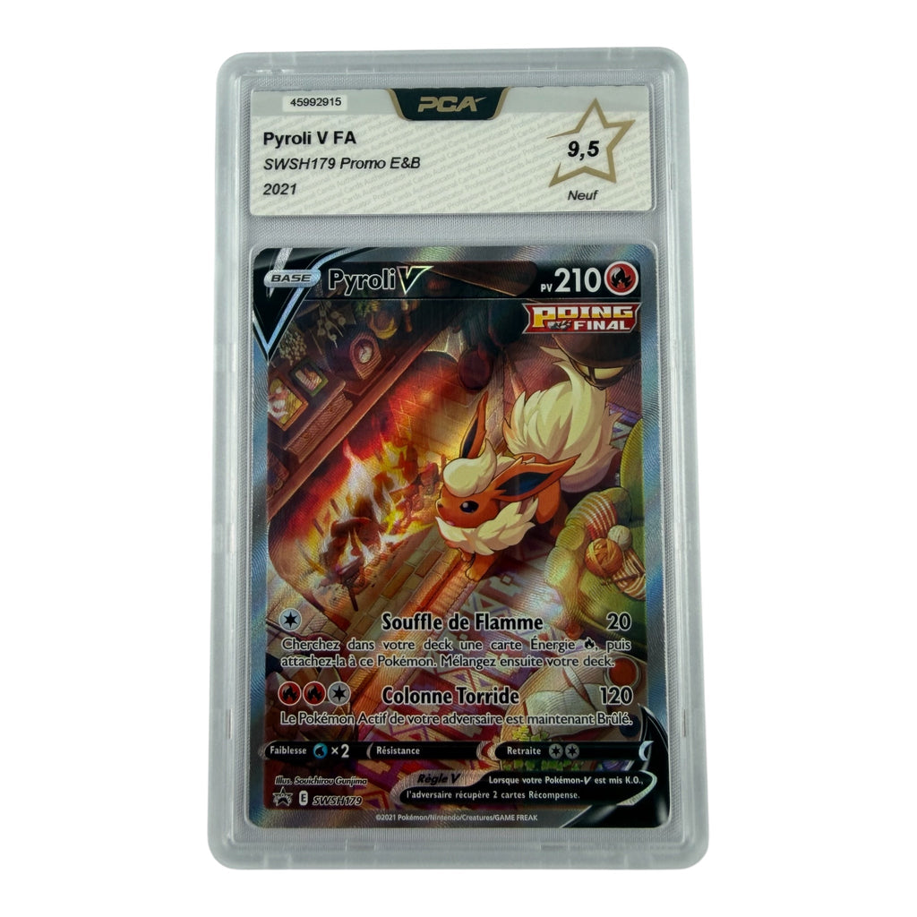 Carte Pokémon gradée Pyroli V SWSH179 PCA 9.5 – recto | Sneyzencorp