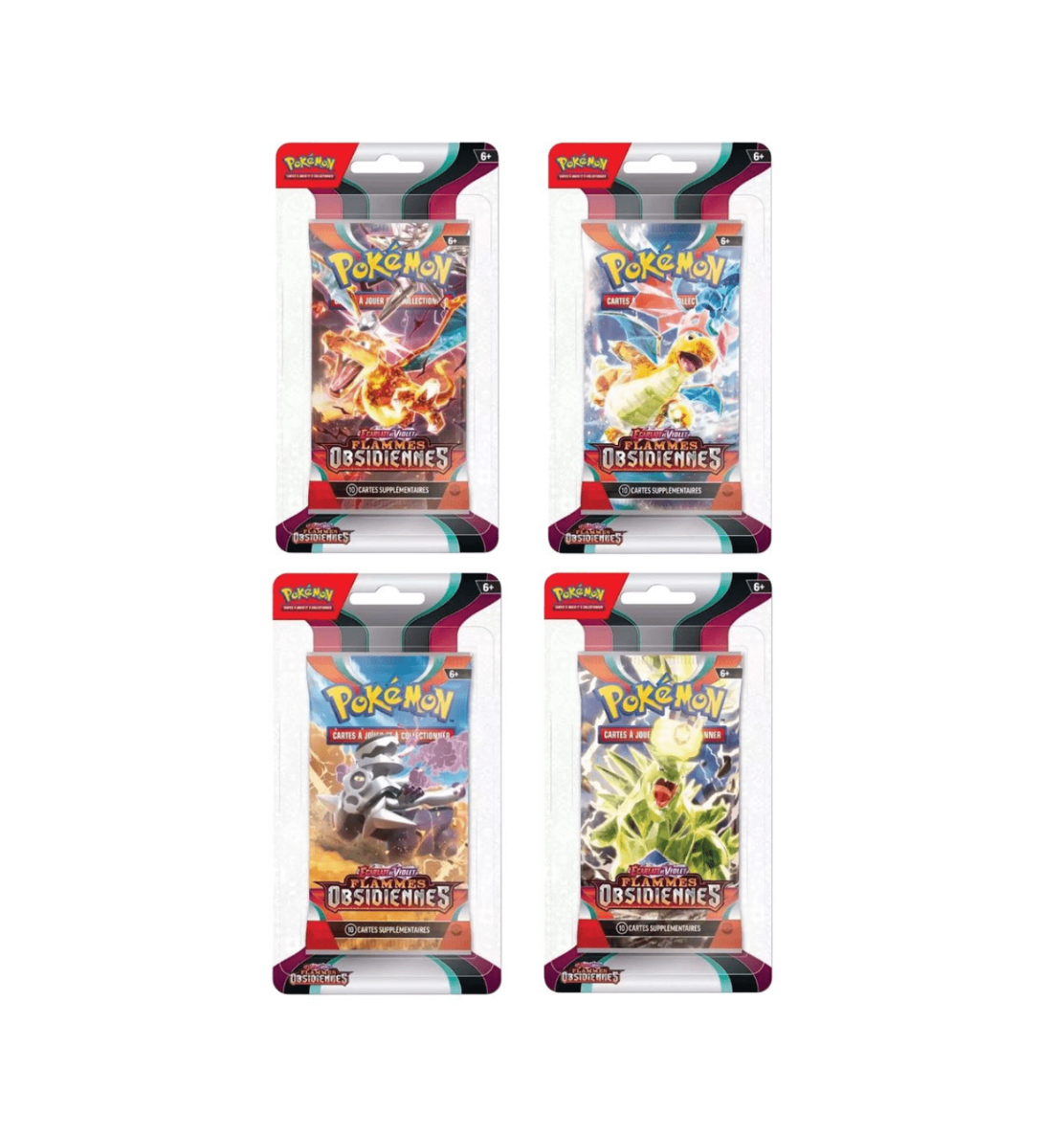 Blisters Pokémon EV03 Flammes Obsidiennes neufs et scellés | Sneyzencorp