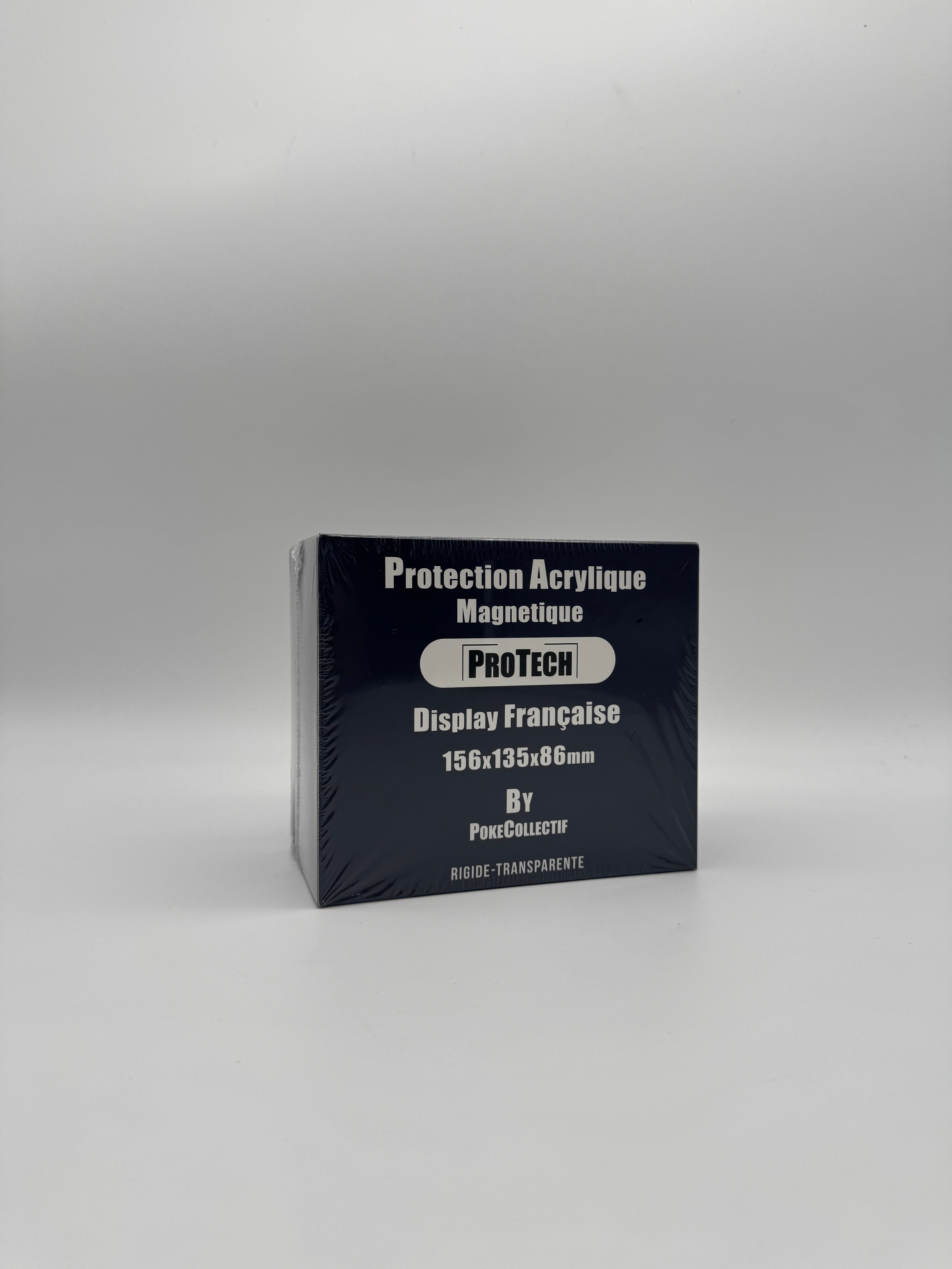 Protection acrylique magnétique Protech pour Display Pokémon FR, produit pour protéger vos displays sur Sneyzencorp.com