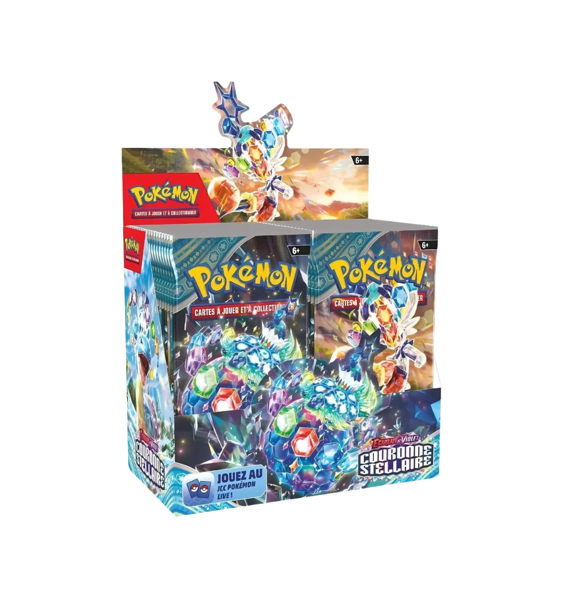 Display Pokémon EV07 Couronne Stellaire Neuf et Scellée - sneyzencorp