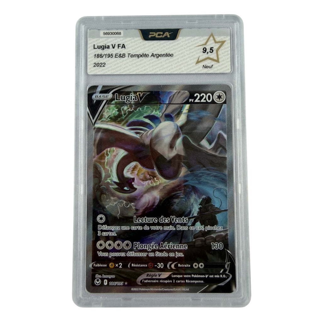 Carte Pokémon gradée Lugia V 186/195 PCA 9.5 – recto | Sneyzencorp