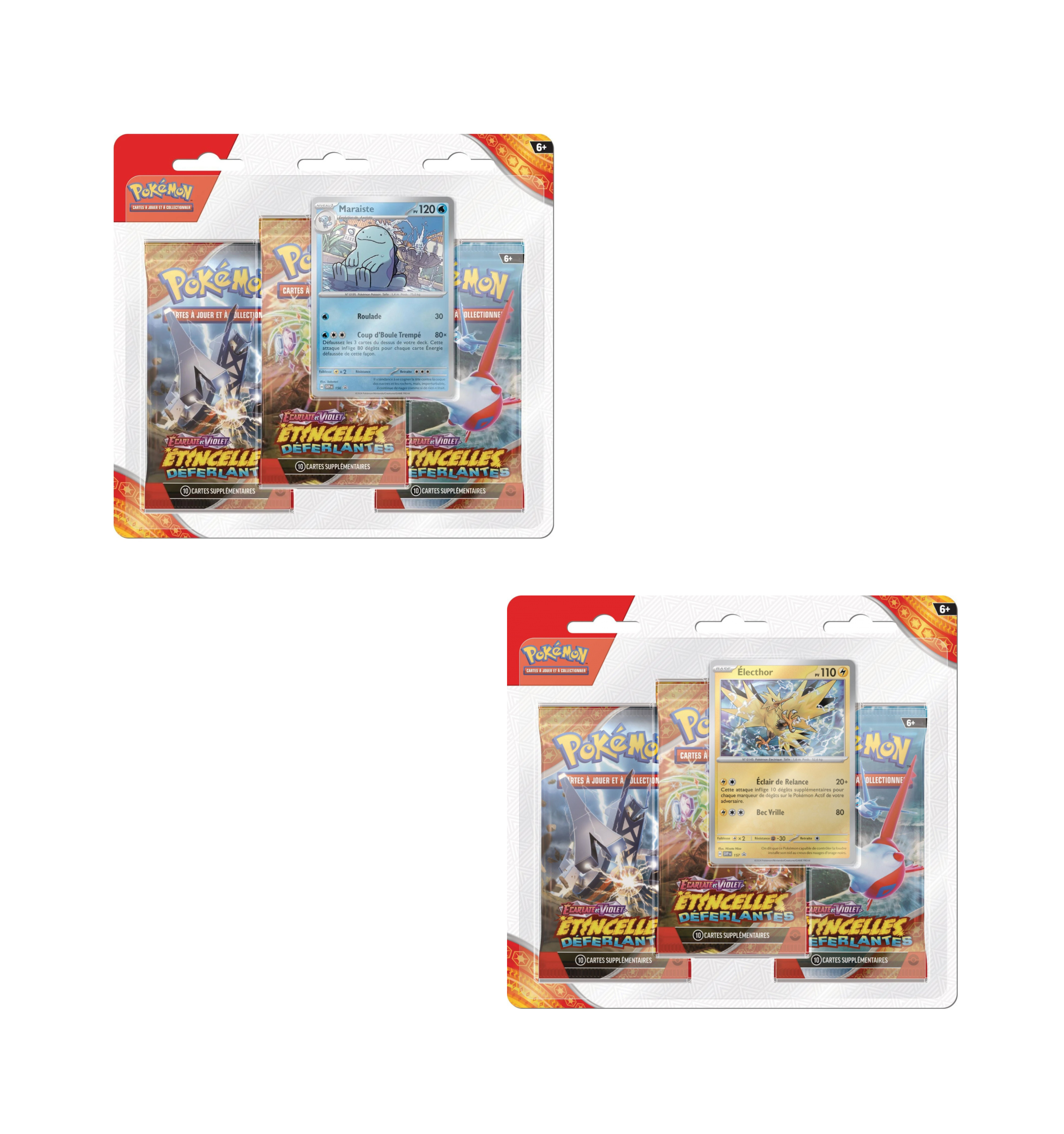 Lot de 2 Tripacks EV08 Étincelles Déferlantes – Scellé - sneyzencorp
