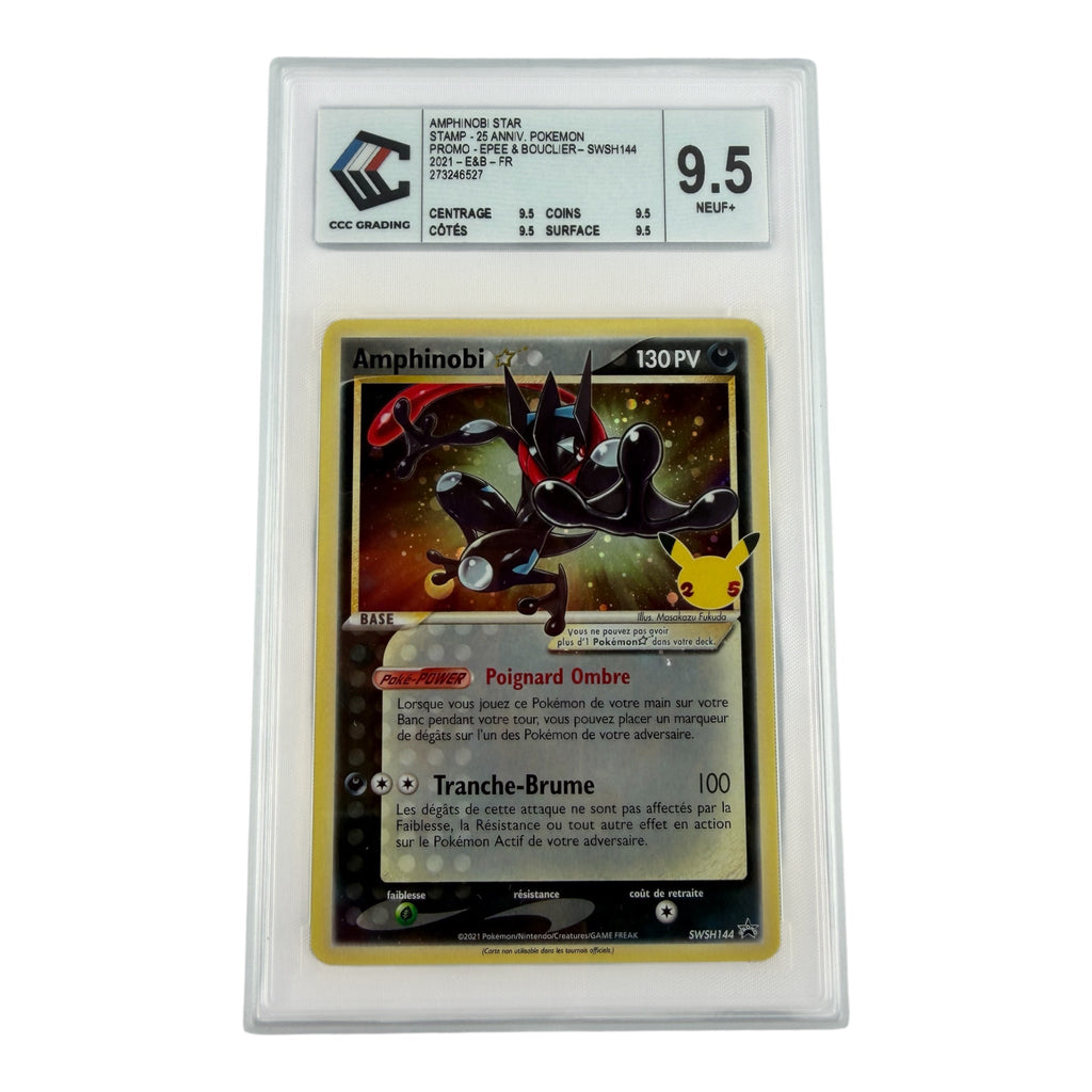 Carte Pokémon gradée Amphinobi Star SWSH144 CCC 9.5 – recto | Sneyzencorp