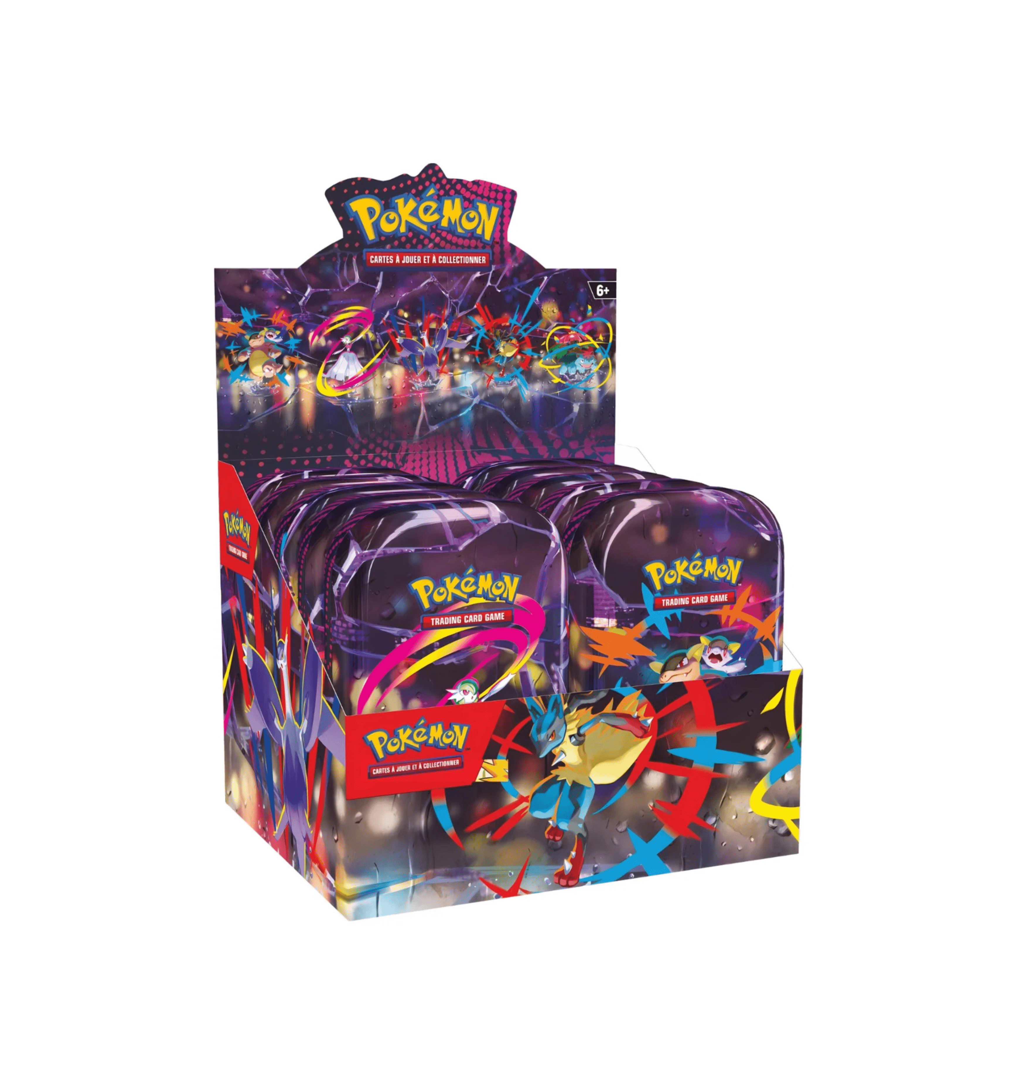 Display Mini Tins Méga Évolutions ME01 – Pokémon Neuf et Scellé - sneyzencorp