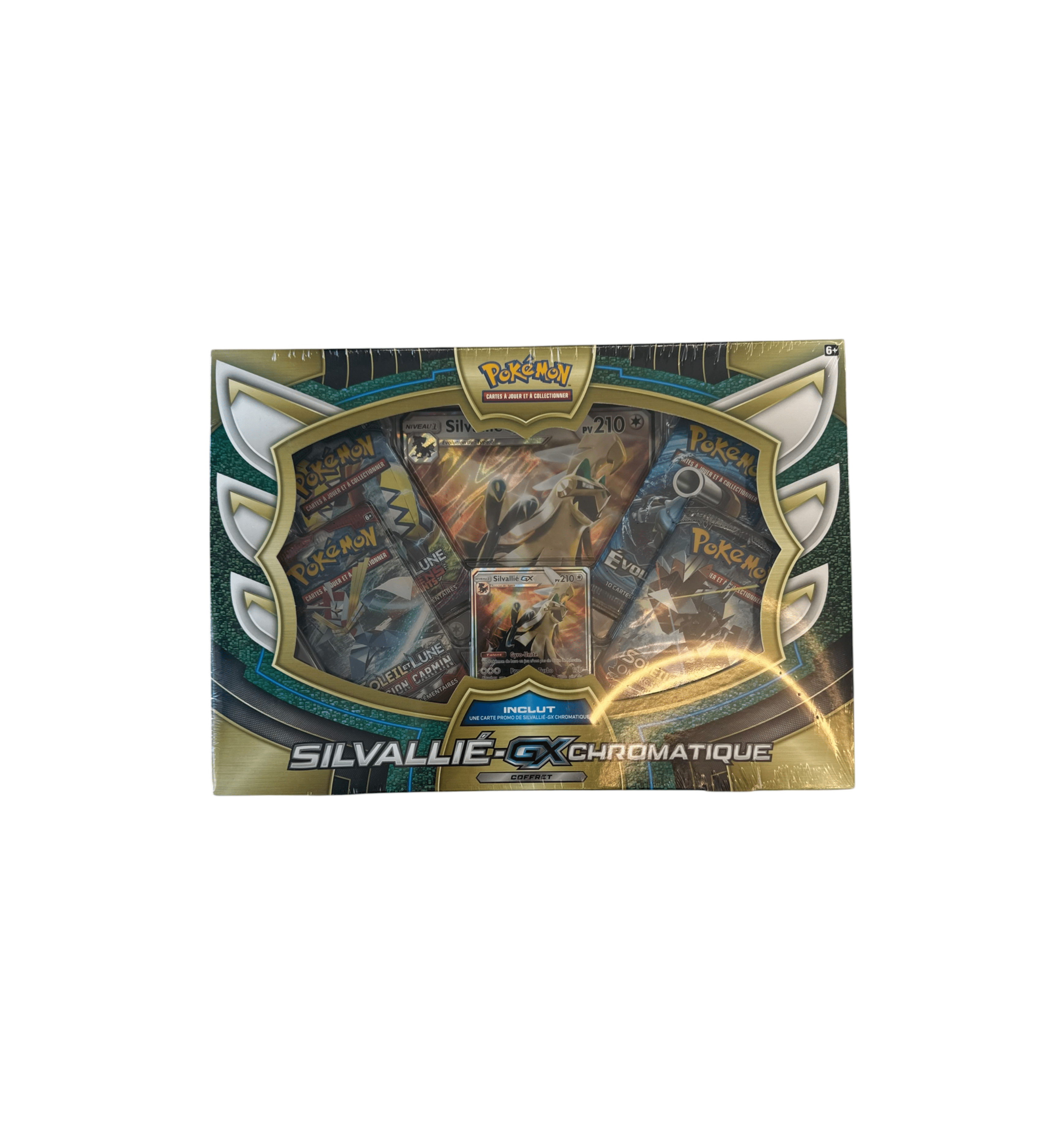 Coffret Pokémon Silvallié GX Chromatique Carte Shiny Neuf et Scellé - sneyzencorp